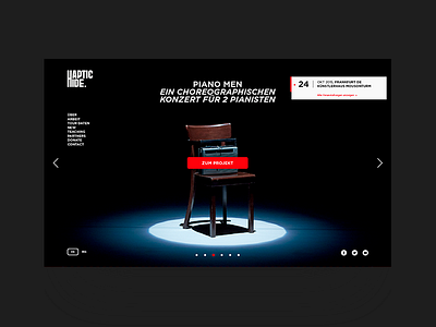 HapticHide® branding design digital poster ui user experience ux web