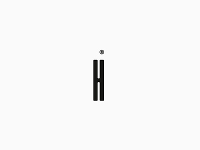 HapticHide® brand branding design logo mark monogram symbol typography