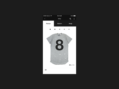 My helvetica T-shirt / v.00 android app digital helvetica ios material design product ui user experience user interface ux uxui