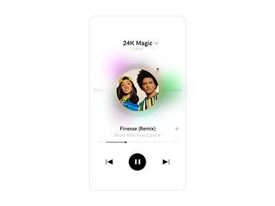 Music! android app app concept clean clean app design design graphic ios minimal app mobile music native play simplicity sound ui ux