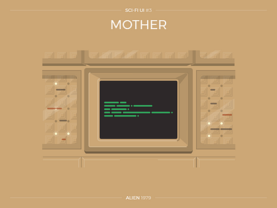 Sci-Fi UI #3 - Mother 3d alien artificial intelligence horror mother science fiction scifi scifiui ui user interface