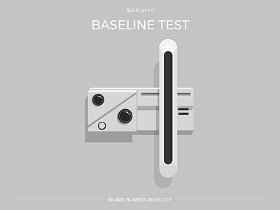 Sci-Fi UI #9 - Baseline Test baseline test blade runner 2049 cyberpunk futuristic nostalgia science fiction scifi scifiui ui user interface