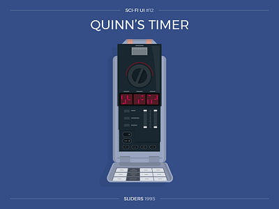 Sci-Fi UI #12 - Quinn's Timer 90s tv quinns timer science fiction scifi scifiui sliders ui user interface