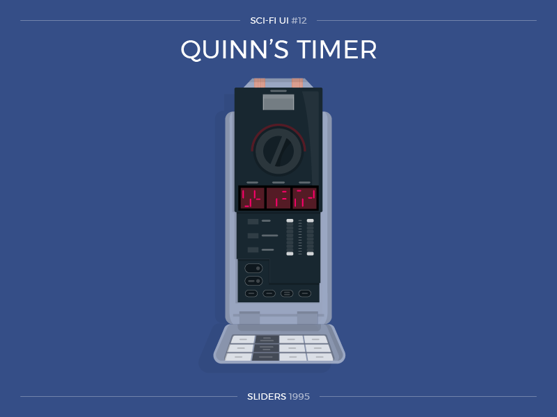 Sci-Fi UI #12 - Quinn's Timer by Daniel Brown on Dribbble