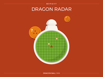Sci-Fi UI #17 - Dragon Radar akira toriyama dragon ball dragon ball z dragon radar science fiction scifi scifiui ui user interface