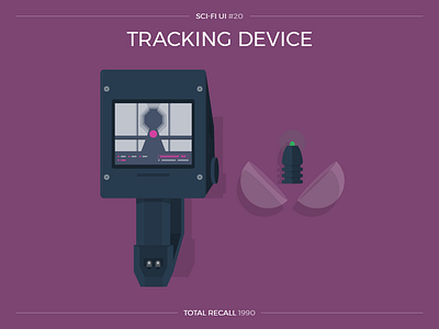 Sci-Fi UI #20 - Tracking Device arnold schwarzenegger science fiction scifi scifiui total recall tracking device ui user interface