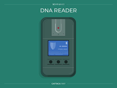 Sci-Fi UI #21 - DNA Reader andrew niccol dna reader gattaca science fiction scifi scifiui ui user interface