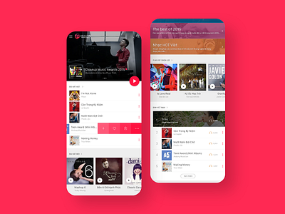 MusicVN - Social App app design graphic design ui ux