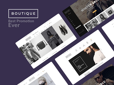 Butique - Fashion Shop design ui ux