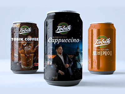 TobiK Coffee Bottle branding design illustration logo typography vector