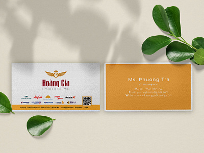 Hoang Gia Booking Office branding graphic design illustration logo typography vector