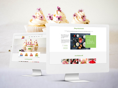 Jelly Cake Store Website branding graphic design logo typography ui ux