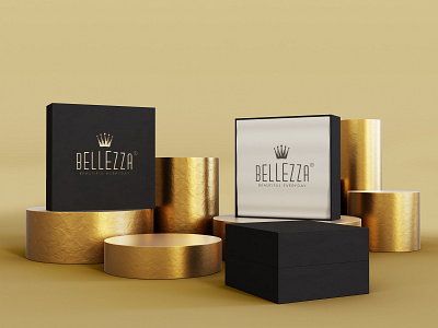 Bellezza Cosmetic Logo branding graphic design illustration logo vector