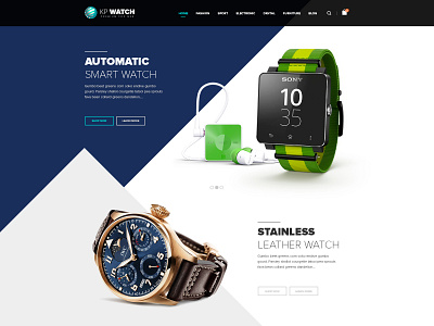 Luxury Watch Website graphic design typography ui ux