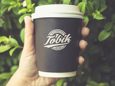 TobiK Coffee Cup branding design graphic design illustration typography vector
