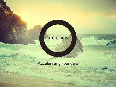 Ocean Logo logo ocean typography