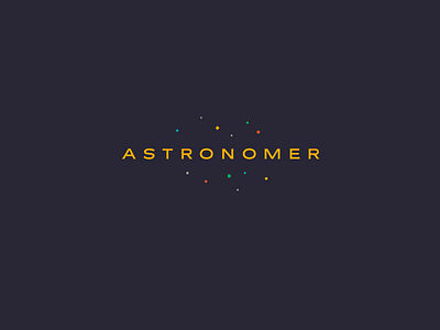 Astronomer Logo Version ? astronomer branding logo space stars startup