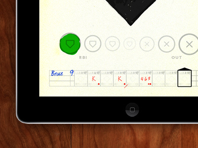 iPad Scorekeeping Sketch