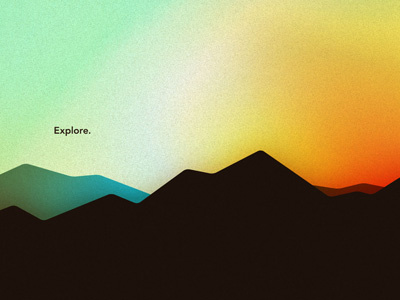 Explore Wallpaper color free illustration mountains simple typography wallpaper