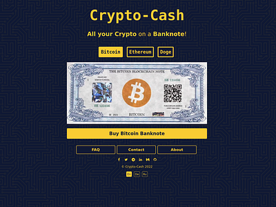 Crypto-Cash - The easiest way to invest in Crypto!