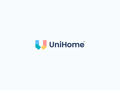 unihome abstract logo brand mark branding colourful logo design graphic design home app logo home icon home logo logo logo mark logo presentation minimal log mordern logo online app logo tech logo u letter logo uniqe concept logo uniqe logo v letter logo