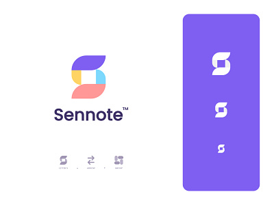 sennote logo mark abstract logo app logo application mark arrow mark branding branding mark business logo colorful logo colour combination design graphic design group logo logo logo and brand mark minimalist logo minmale lgo s letter logo s letter logo mark uniqe logo uniqe logo mark