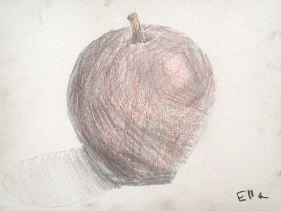 Apple apple drawing pencil