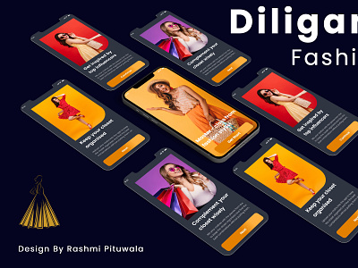 Diliganz Fashion Mobile App ui