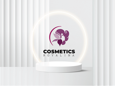 Royalina Cosmetics Logo graphic design logo