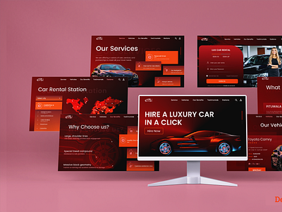 Car Rental Web Site ui