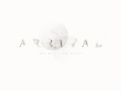 "Arrival" Fan Art Poster arrival film minimalist movie poster