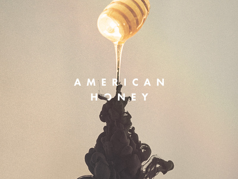"American Honey" Fan Art Poster fan art unofficial minimal poster film movie honey american