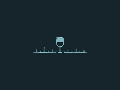 Good Measure Wines brand glass icon identity label logo measure ruler wine