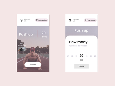 DailyUI Challenge:Day41 - Workout Tracker