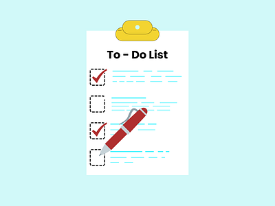 DailyUI Challenge:Day42 - To-Do List a1 app branding design graphic design illustration logo paper todolist typography ui ux vector