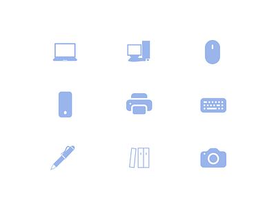 DailyUI Challenge:Day55 - Icon Set