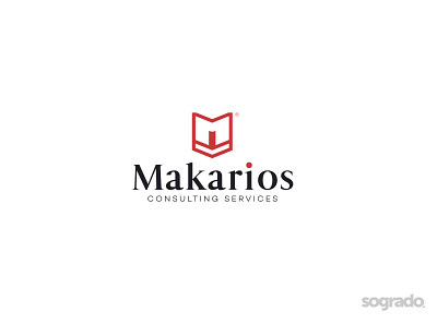 Makarios logo branding design logo