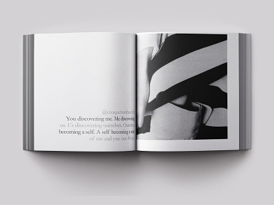Form and Function: A Love Story black and white book design chapbook form form and function function graphic design love story pacing pages photography pocket book square design typography