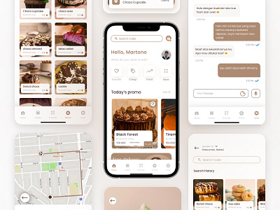 Mobile app cake delivery app design mobile ui ux