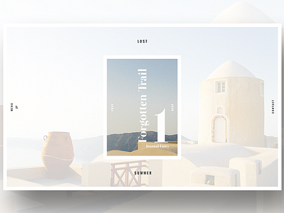 Journal blog branding design homepage journal landingpage layout typography ui webdesign white