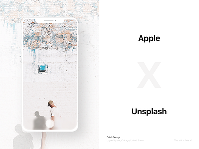 Apple X Unsplash app branding design homepage layout mobile re design typography ui ux webdesign website