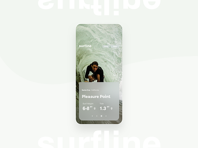 Surfline Reimagined app branding design homepage landingpage layout mobile re-design surf typography ui ux webdesign