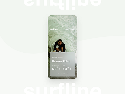 Surfline Reimagined app branding design homepage landingpage layout mobile re design surf typography ui ux webdesign