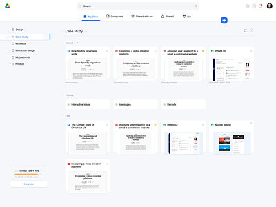 Google drive revamp branding design digitalart drive files google google drive googledrive intraction logo product productdesign revamp ui ui design ui ux ux web