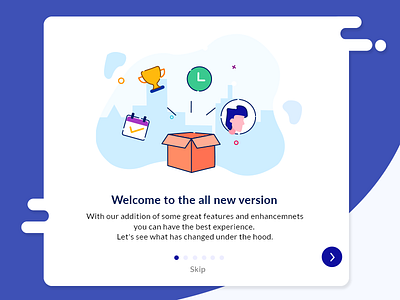 Product Onboarding card design hr illustration onboarding product step process ui