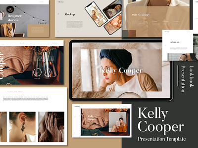 Kelly Cooper Lookbook Presentation Template