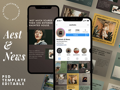 Aest & News Social Media Kit Template