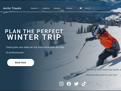 Arctic Travels web design