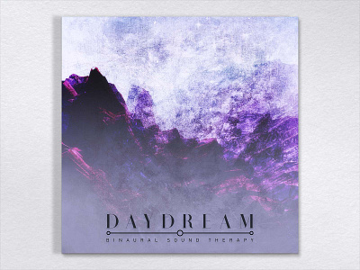 Daydream - Album Art album artwork ambient ambient music artwork cd cover design graphic design grunge style landscape photography meditation music album soundscape typography