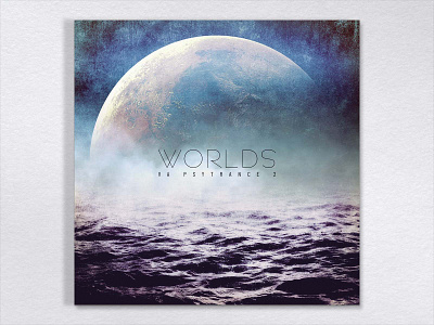 Worlds - Album Art album artwork ambient ambient music artwork cd cover concept art design electronic music graphic design illustration psytrance surreal trance music